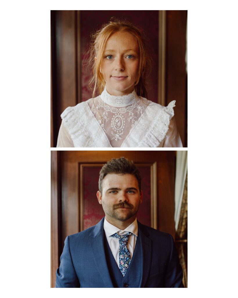 bride and groom traditional portraits