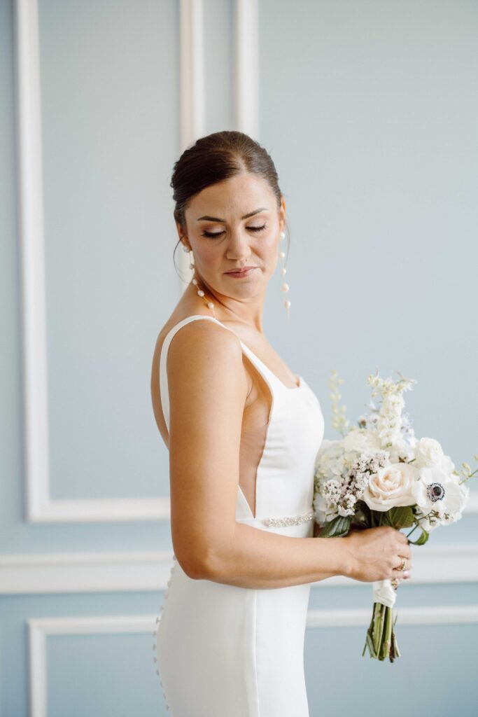 bridal portrait at Hotel Syracuse