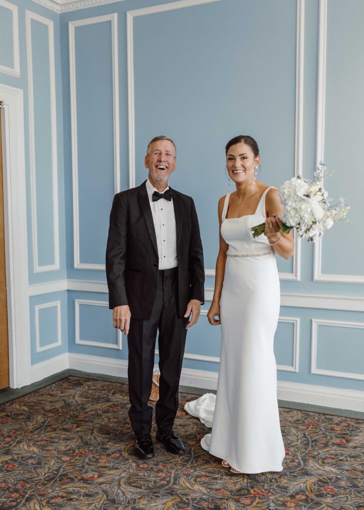 bride with her father