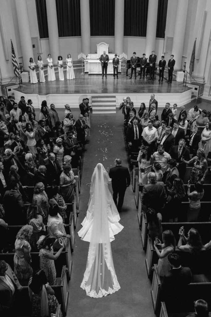 ceremony at Hendricks Chapel in Syracuse, NY