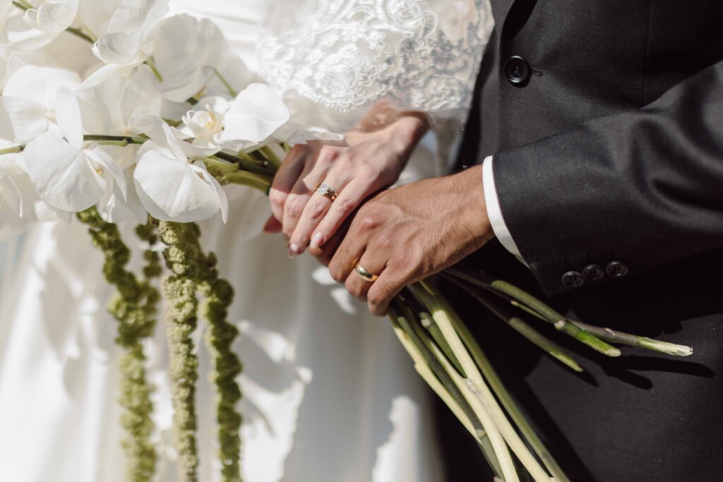orchid bridal bouquet for Syracuse, NY wedding