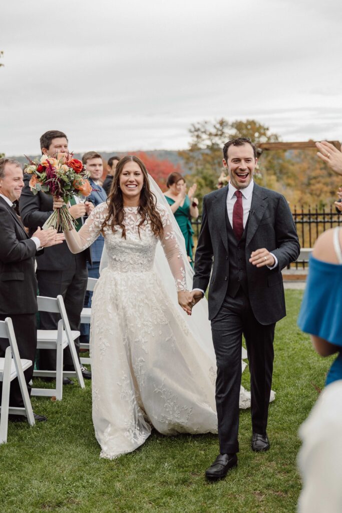 ceremony at Inn at Taughannock Falls wedding