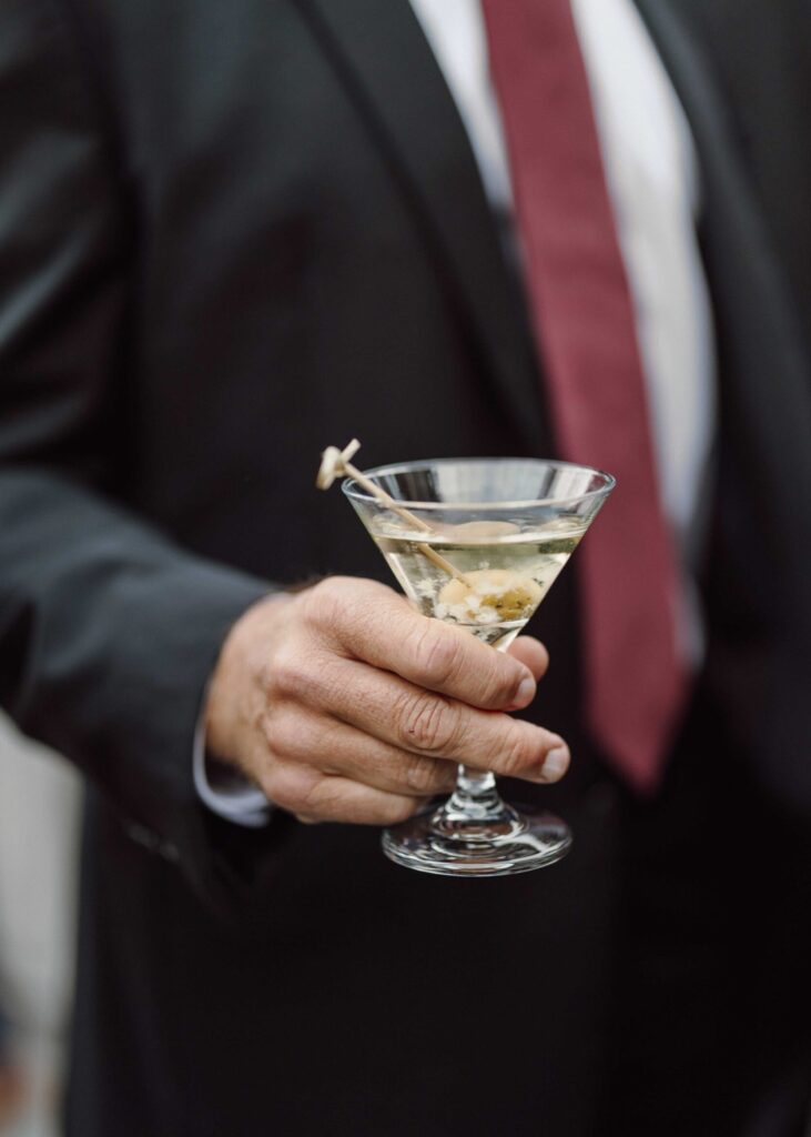 signature wedding drink martini