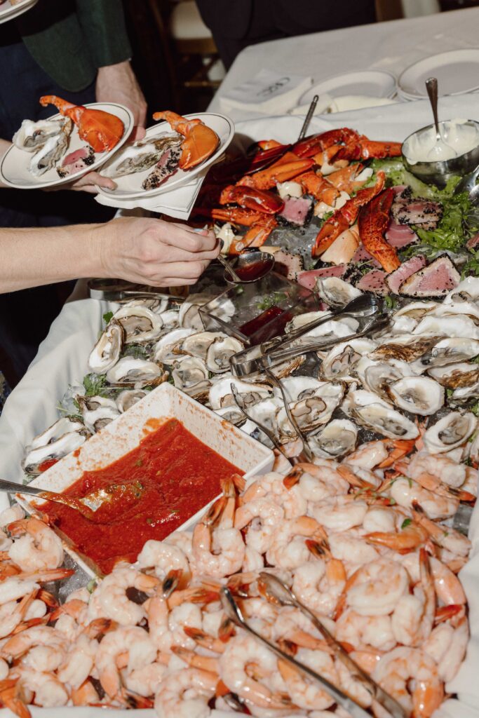 raw bar cocktail hour