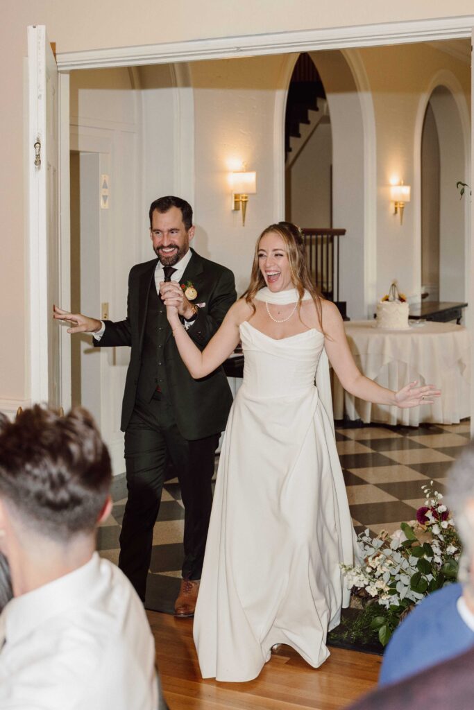 bride and groom entrance