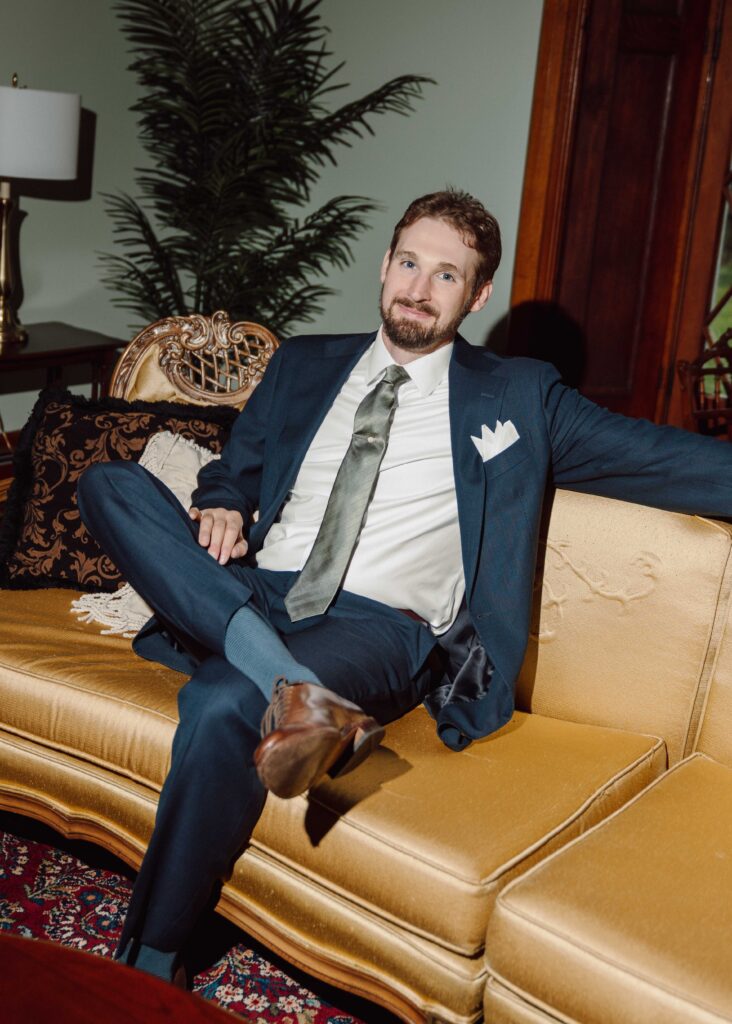 Groom at The Munro in Skaneateles, NY