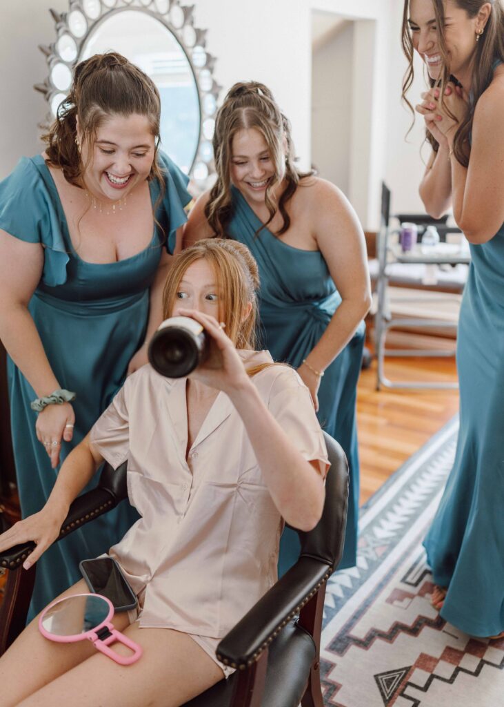 getting ready fro vanderkamp ny wedding