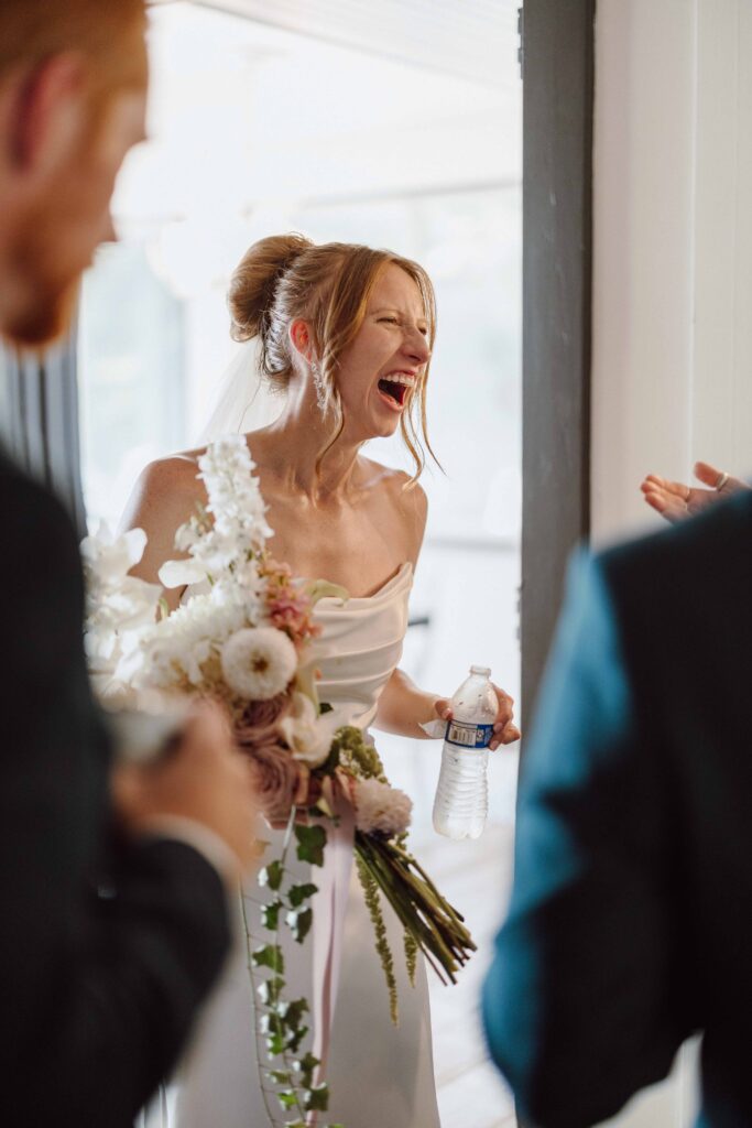 emotions after wedding ceremony