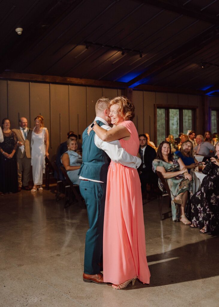 dance floor at upstate ny wedding