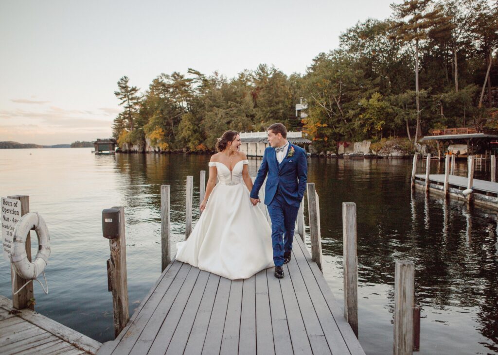 fall wedding Lake George Club Wedding 