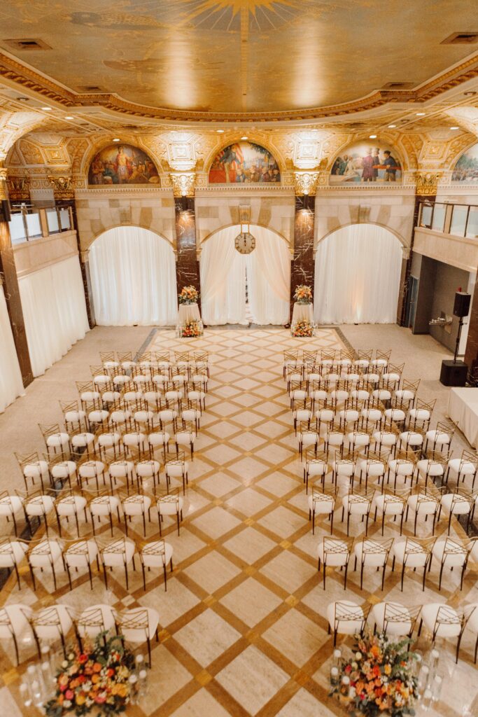 Ballroom Wedding at Palladian Hall at the Treasury in Syracuse, NY